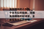 海南赚钱的小生意,一个全方位的指南,发掘海南赚钱的好项目,全面指南与实践策略 海南赚钱的小生意,一个全方位的指南,发掘海南赚钱的好项目,全面指南与实践策略
