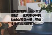 重庆摆地摊什么小生意赚钱?,重庆市各种摊位创业项目分析,哪些小生意最具前景? 重庆摆地摊什么小生意赚钱?,重庆市各种摊位创业项目分析,哪些小生意最具前景?