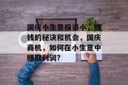国庆小生意投资小,赚钱的秘诀和机会,国庆商机,如何在小生意中赚取利润? 国庆小生意投资小,赚钱的秘诀和机会,国庆商机,如何在小生意中赚取利润?