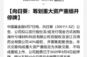 300111,重大资产重组!停牌前,突然大涨
