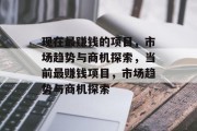 现在最赚钱的项目,市场趋势与商机探索,当前最赚钱项目,市场趋势与商机探索 现在最赚钱的项目,市场趋势与商机探索,当前最赚钱项目,市场趋势与商机探索