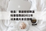 收盘:衰退担忧降温 标普指数创2022年以来最大单日涨幅 收盘:衰退担忧降温 标普指数创2022年以来最大单日涨幅