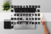 深圳创业小生意赚钱攻略——一揽子解决方案,详解深圳创业小生意赚钱攻略,从小生意到大公司的一揽子解决方案