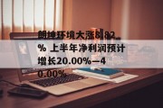 朗坤环境大涨8.82% 上半年净利润预计增长20.00%―40.00% 朗坤环境大涨8.82% 上半年净利润预计增长20.00%―40.00%