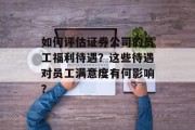 如何评估证券公司的员工福利待遇?这些待遇对员工满意度有何影响?