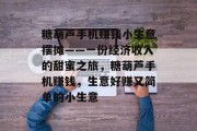 糖葫芦手机赚钱小生意摆摊——一份经济收入的甜蜜之旅,糖葫芦手机赚钱,生意好赚又简单的小生意