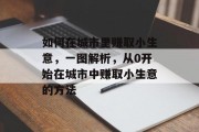 如何在城市里赚取小生意，一图解析，从0开始在城市中赚取小生意的方法