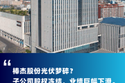 跨界玩家棒杰股份子公司股权又被冻结
