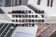 东川赚钱之道,多元经济策略与创业机遇,东川多元经济策略与创业机遇的赚钱之道