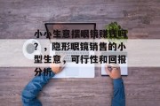 小小生意摆眼镜赚钱吗?,隐形眼镜销售的小型生意,可行性和回报分析