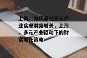 上海，如何通过多元产业实现财富增长，上海，多元产业驱动下的财富增长策略