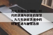 九几年做什么赚钱,时代的浪潮与创业的智慧,九几年创业浪潮中的财富机遇与智慧选择