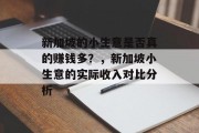新加坡的小生意是否真的赚钱多?,新加坡小生意的实际收入对比分析 新加坡的小生意是否真的赚钱多?,新加坡小生意的实际收入对比分析