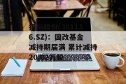 招标股份(301136.SZ):国改基金减持期届满 累计减持20.02万股 招标股份(301136.SZ):国改基金减持期届满 累计减持20.02万股