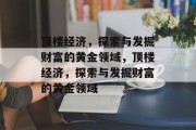 顶楼经济,探索与发掘财富的黄金领域,顶楼经济,探索与发掘财富的黄金领域