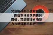梵语翻译的小生意概述，抓住市场需求的新兴商机，梵语翻译市场潜力与新兴商机解析