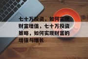 七十万投资，如何实现财富增值，七十万投资策略，如何实现财富的增值与增长