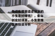 鲁山有哪些适合创业的小生意好赚钱？，鲁山创业好项目，小生意推荐与投资分析