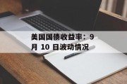 美国国债收益率:9 月 10 日波动情况 美国国债收益率:9 月 10 日波动情况