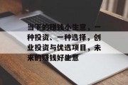 当下的赚钱小生意,一种投资、一种选择,创业投资与优选项目,未来的赚钱好生意 当下的赚钱小生意,一种投资、一种选择,创业投资与优选项目,未来的赚钱好生意