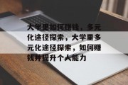 大学里如何赚钱，多元化途径探索，大学里多元化途径探索，如何赚钱并提升个人能力