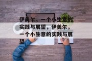 伊美尔,一个小生意的实践与展望,伊美尔,一个小生意的实践与展望