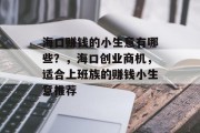 海口赚钱的小生意有哪些?,海口创业商机,适合上班族的赚钱小生意推荐 海口赚钱的小生意有哪些?,海口创业商机,适合上班族的赚钱小生意推荐