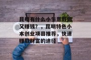 昆明有什么小生意好做又赚钱?,昆明特色小本创业项目推荐,快速赚取财富的途径 昆明有什么小生意好做又赚钱?,昆明特色小本创业项目推荐,快速赚取财富的途径