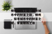 柳州赚钱之道,探寻城市中的财富之路,柳州,探寻城市中的财富之路,掌握赚钱之道 柳州赚钱之道,探寻城市中的财富之路,柳州,探寻城市中的财富之路,掌握赚钱之道