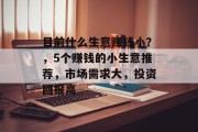 目前什么生意赚钱小?,5个赚钱的小生意推荐,市场需求大,投资回报高 目前什么生意赚钱小?,5个赚钱的小生意推荐,市场需求大,投资回报高