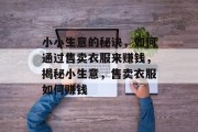 小小生意的秘诀，如何通过售卖衣服来赚钱，揭秘小生意，售卖衣服如何赚钱