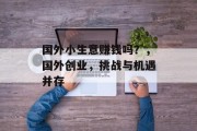 国外小生意赚钱吗？，国外创业，挑战与机遇并存