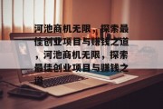 河池商机无限,探索最佳创业项目与赚钱之道,河池商机无限,探索最佳创业项目与赚钱之道