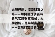 大胆行动，探索财富之路——如何通过创新与勇气实现财富增长，大胆创新，勇攀财富高峰——实现财富增长之道