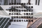 点点滴滴的创业之路——谈谈如何在这个充满竞争的社会中赚取自己的小小收入，小赚大利，创业路上如何借助点滴积累实现个人财富增长