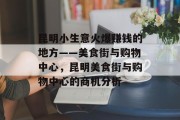 昆明小生意火爆赚钱的地方——美食街与购物中心,昆明美食街与购物中心的商机分析