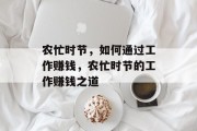 农忙时节,如何通过工作赚钱,农忙时节的工作赚钱之道