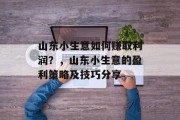 山东小生意如何赚取利润?,山东小生意的盈利策略及技巧分享 山东小生意如何赚取利润?,山东小生意的盈利策略及技巧分享