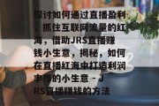 探讨如何通过直播盈利,抓住互联网流量的红海,借助JRS直播赚钱小生意,揭秘,如何在直播红海中打造利润丰厚的小生意 - JRS直播赚钱的方法