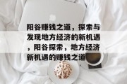 阳谷赚钱之道,探索与发现地方经济的新机遇,阳谷探索,地方经济新机遇的赚钱之道