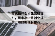 周末做什么小生意赚钱?,周末小生意创业指南,赚钱的项目推荐 周末做什么小生意赚钱?,周末小生意创业指南,赚钱的项目推荐