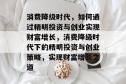 消费降级时代，如何通过精明投资与创业实现财富增长，消费降级时代下的精明投资与创业策略，实现财富增长之道