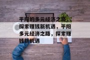平阳的多元经济之路,探索赚钱新机遇,平阳多元经济之路,探索赚钱新机遇