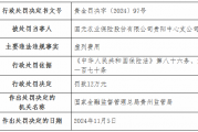 国元农险两家支公司因虚列费用被罚款22万元 国元农险两家支公司因虚列费用被罚款22万元