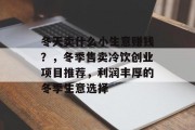冬天卖什么小生意赚钱？，冬季售卖冷饮创业项目推荐，利润丰厚的冬季生意选择
