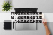 如何在公园做小生意赚钱,公园商业经营之道,几个简单的盈利策略 如何在公园做小生意赚钱,公园商业经营之道,几个简单的盈利策略