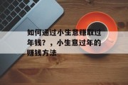 如何通过小生意赚取过年钱?,小生意过年的赚钱方法 如何通过小生意赚取过年钱?,小生意过年的赚钱方法