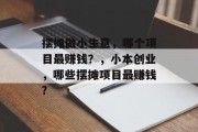 摆摊做小生意,哪个项目最赚钱?,小本创业,哪些摆摊项目最赚钱? 摆摊做小生意,哪个项目最赚钱?,小本创业,哪些摆摊项目最赚钱?