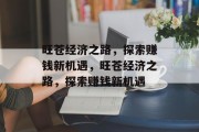 旺苍经济之路,探索赚钱新机遇,旺苍经济之路,探索赚钱新机遇