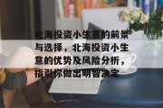 北海投资小生意的前景与选择,北海投资小生意的优势及风险分析,指引你做出明智决定 北海投资小生意的前景与选择,北海投资小生意的优势及风险分析,指引你做出明智决定